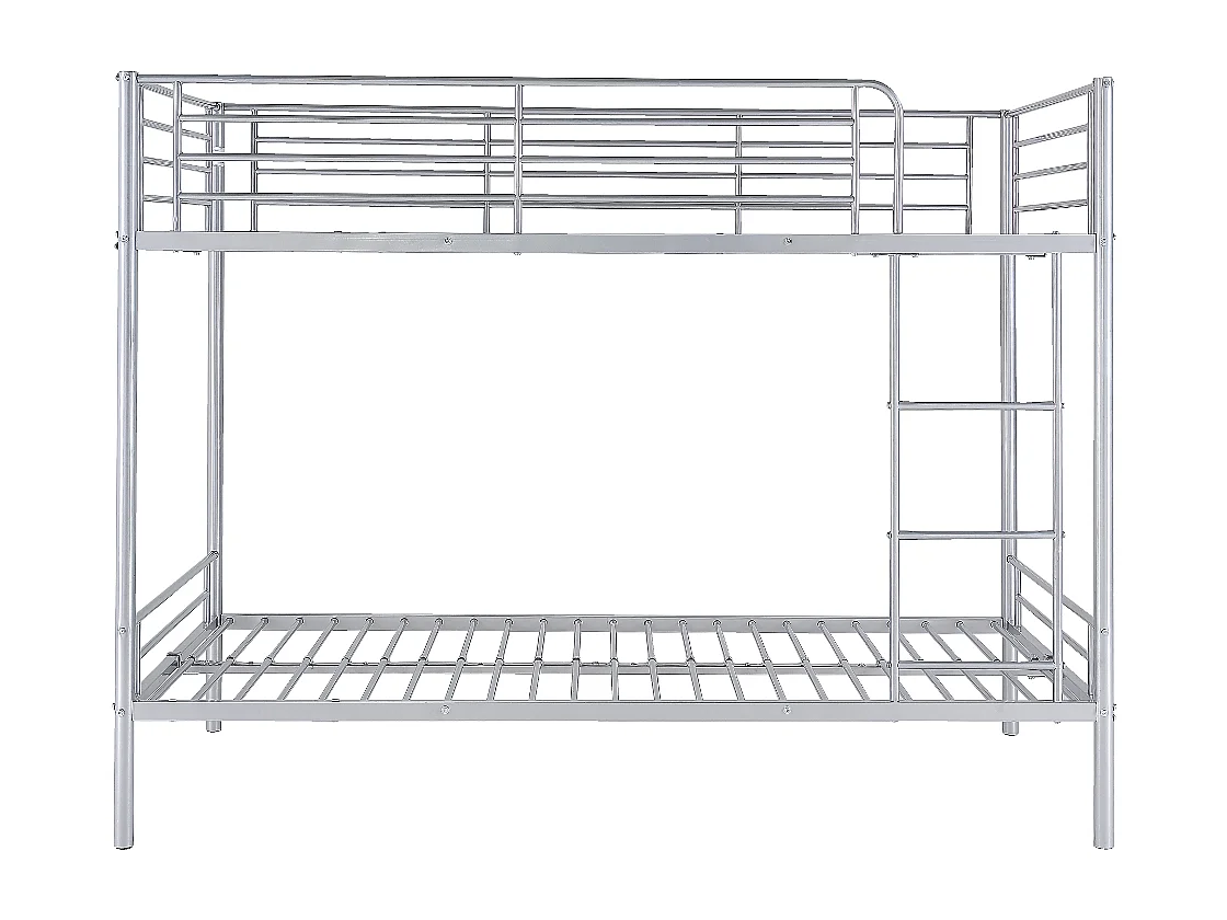 Letto a castello 2 x 90 x 190 cm Argento - DUOTIS II