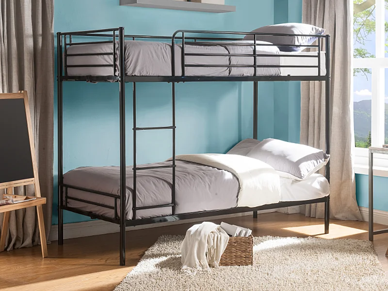 Beliche 2x90x190 cm preto - DOUTIS II