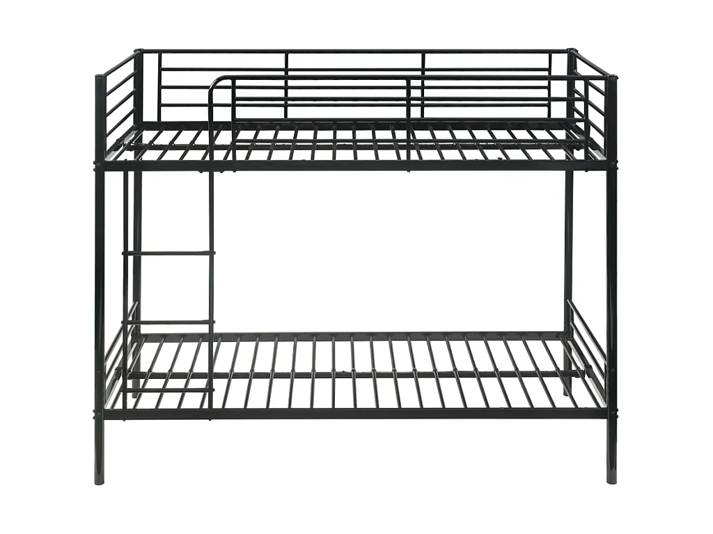Etagenbett - 2 x 90 x 190 cm - Schwarz - DUOTIS II