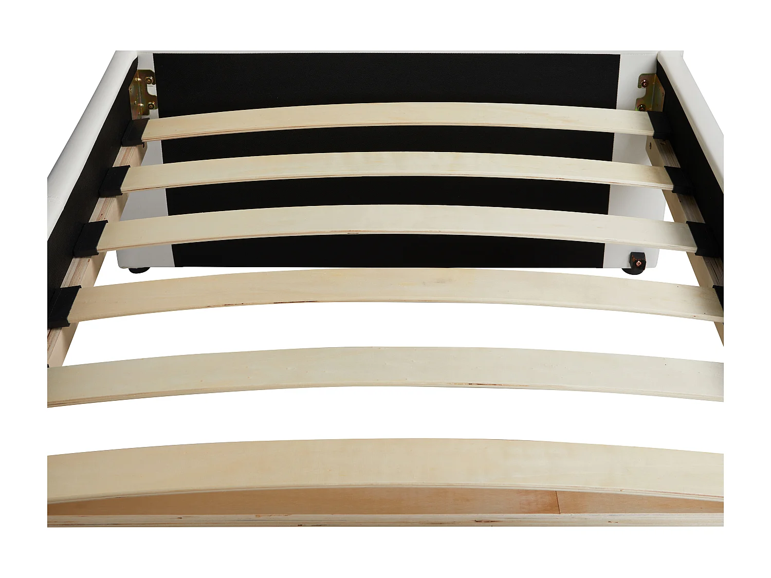 Bedbank met uitschuifbed MATHILDE - 2 x 90 x 190cm - Kunstleer - Wit