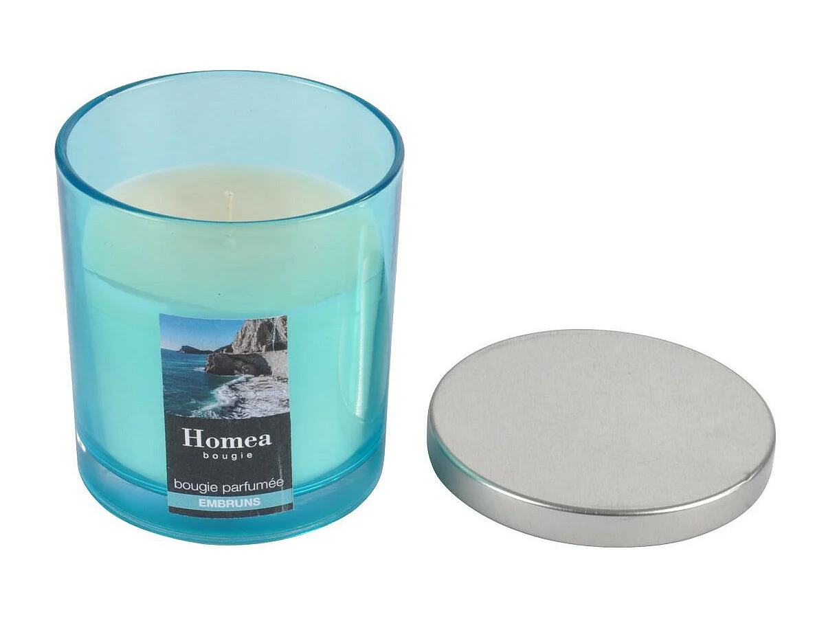 Bougie Parfumée Couvercle "Essentiel" 8cm Embruns