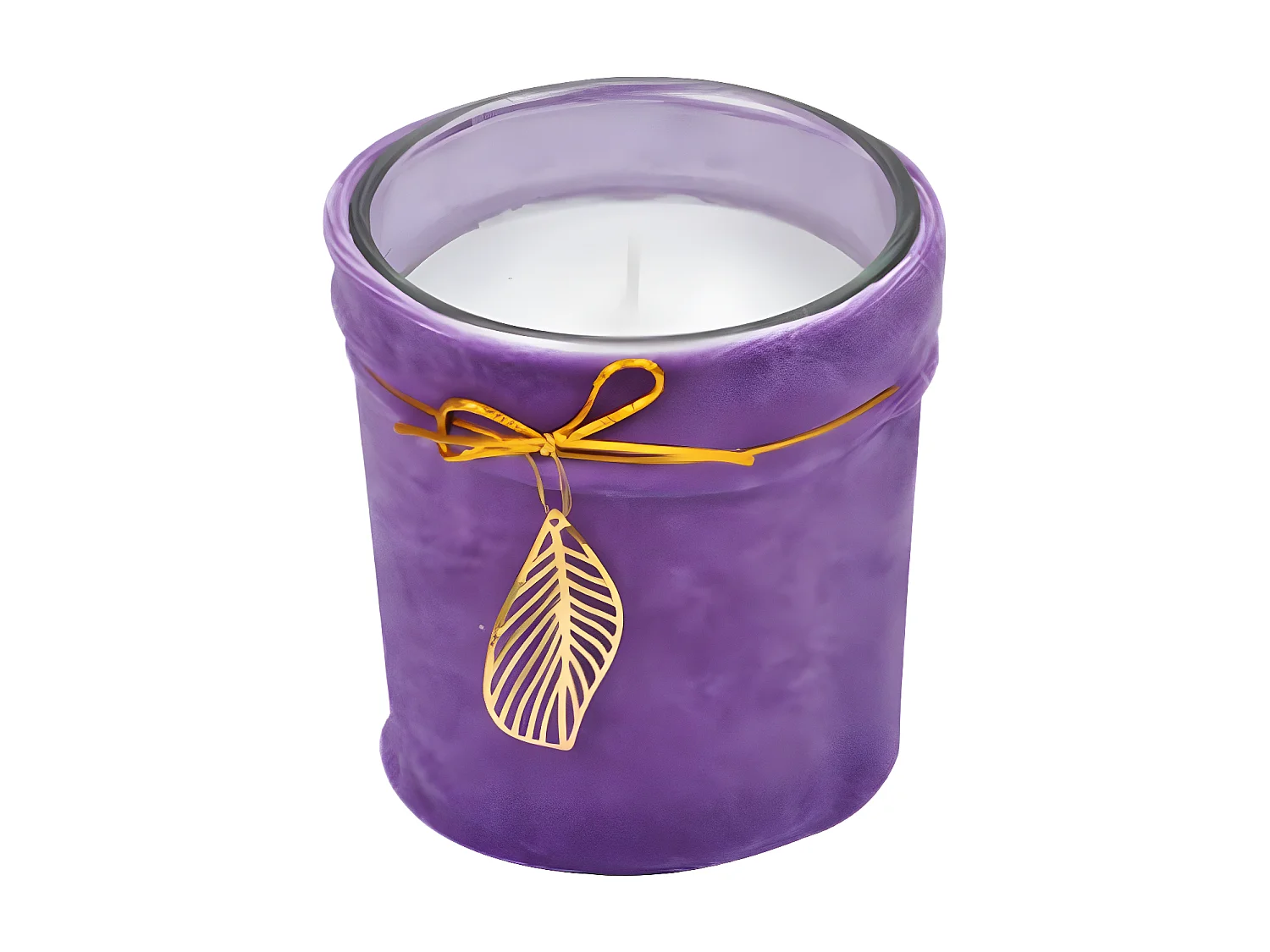 Bougie Parfumée Velours "Pendentif" 8cm Violet