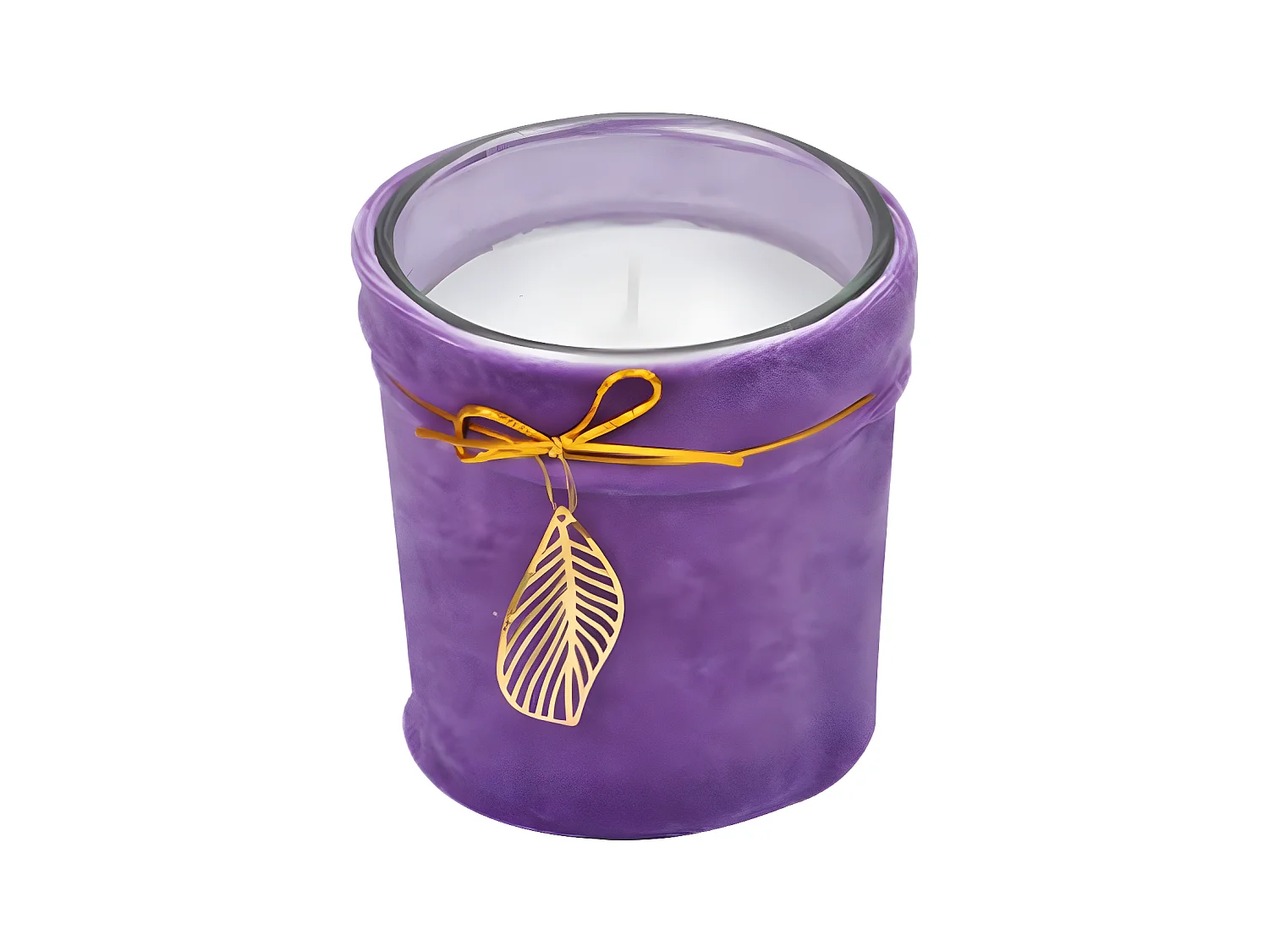 Bougie Parfumée Velours "Pendentif" 8cm Violet