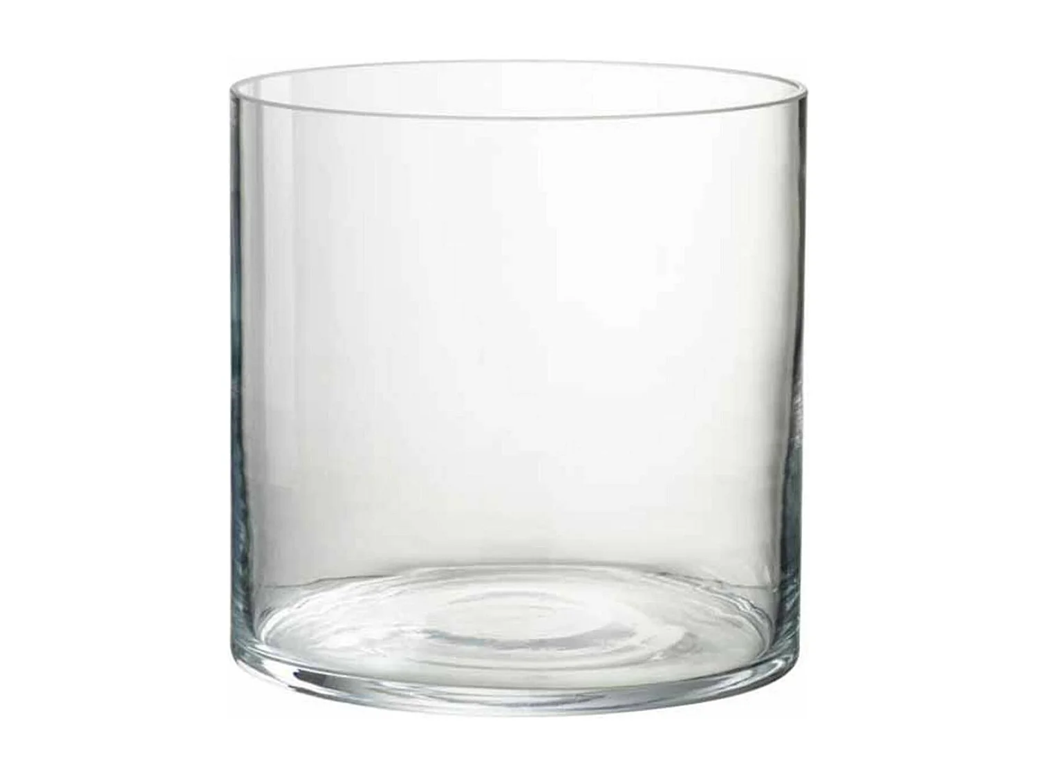 Photophore en Verre "Buoma" 21cm Transparent