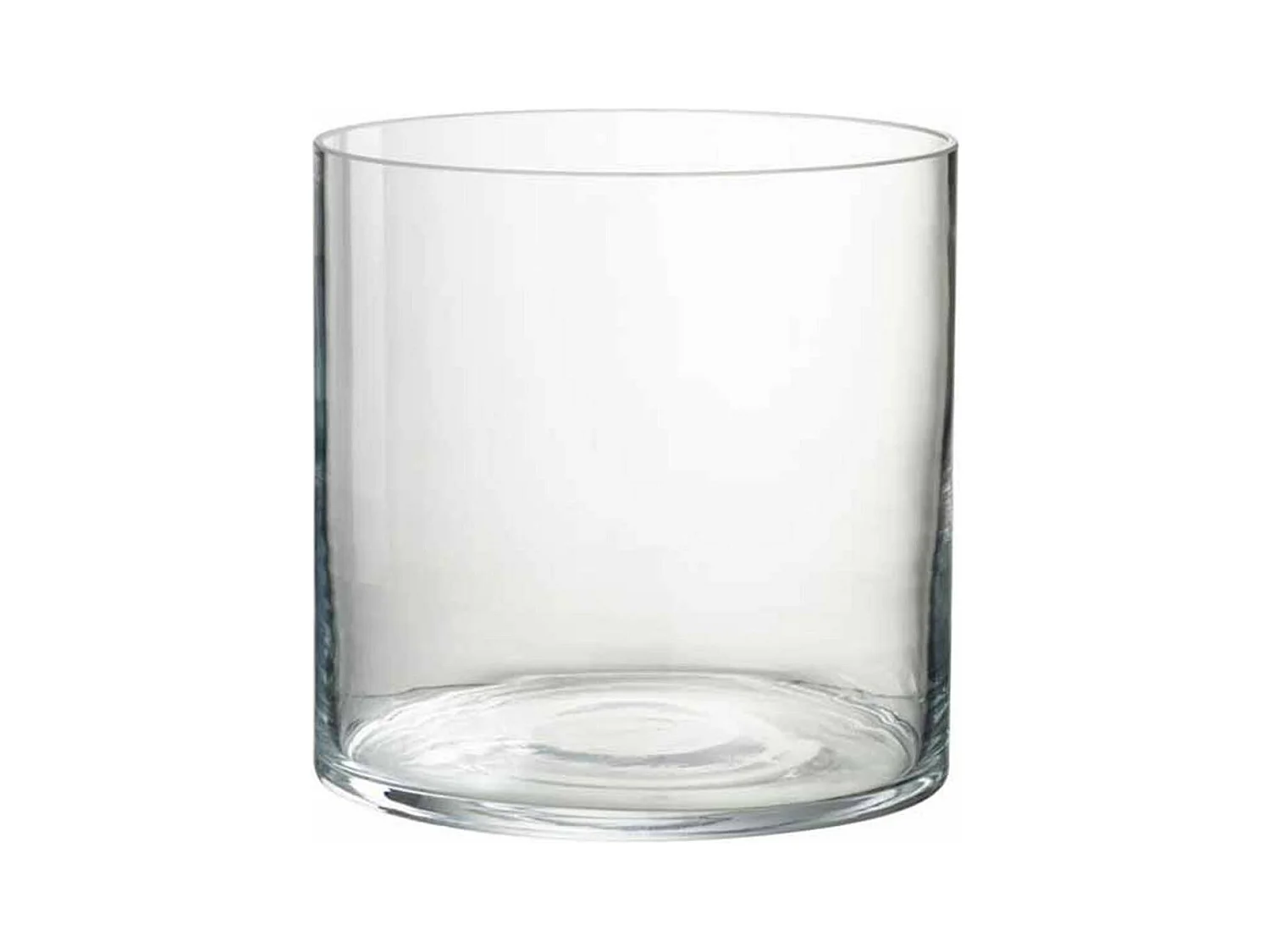 Photophore en Verre "Buoma" 21cm Transparent