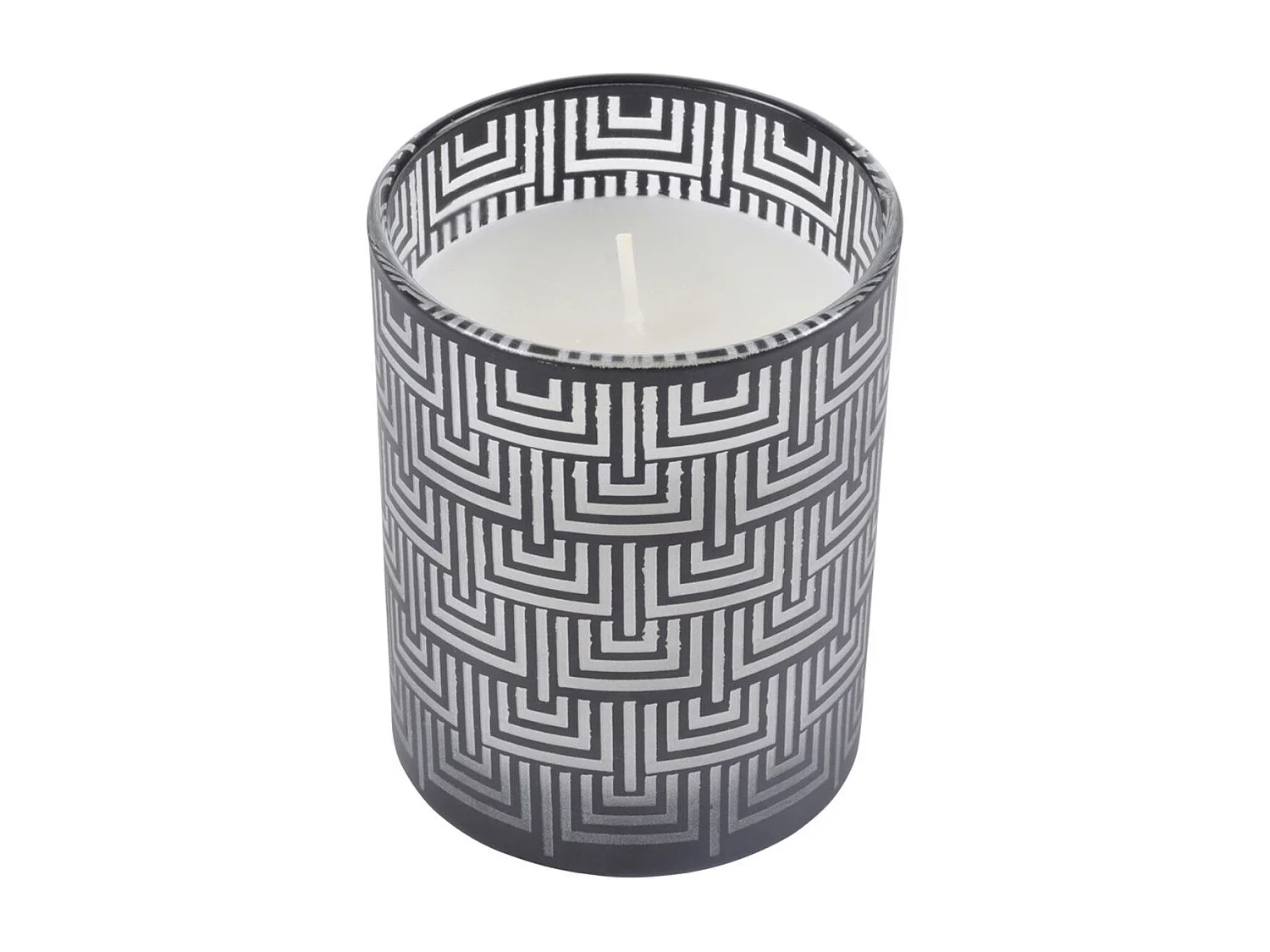 Bougie Parfumée "Graphic Ethnic" 8cm Noir