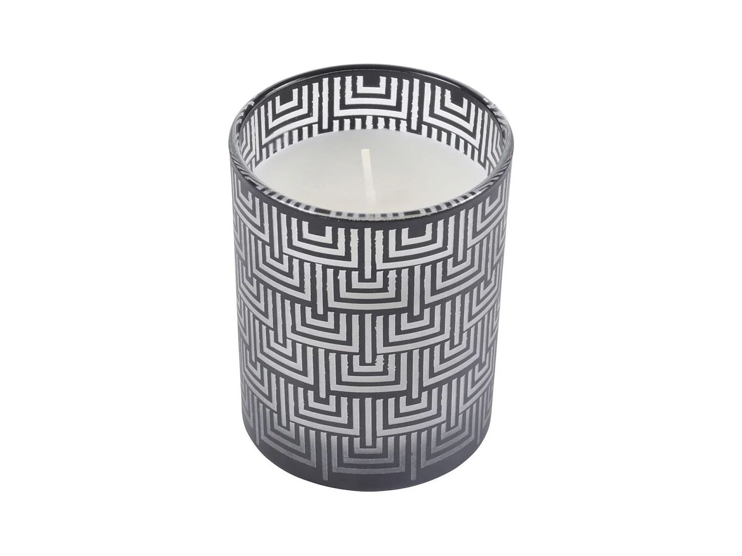 Bougie Parfumée "Graphic Ethnic" 8cm Noir