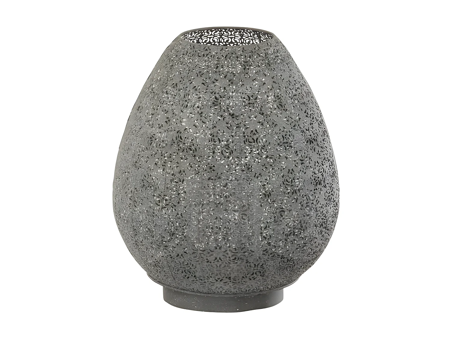 Photophore Design "Œuf Oriental" 44cm Gris