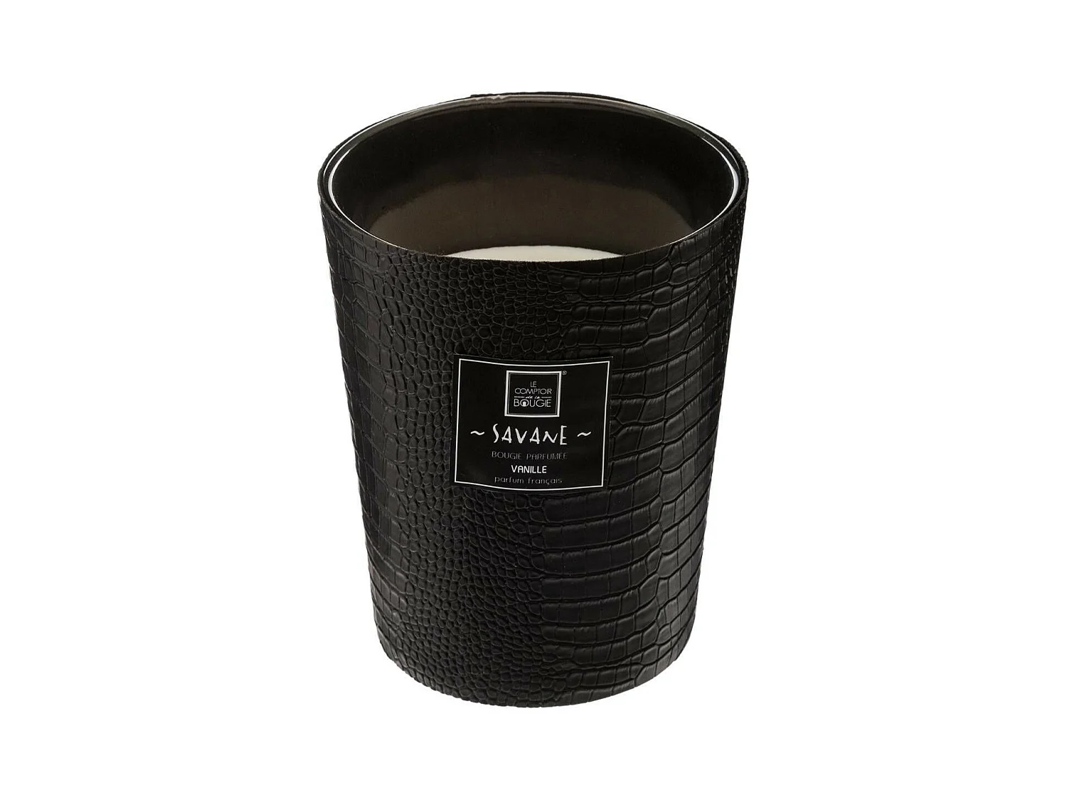 Bougie Parfumée en Verre "Savanah" 480g Vanille