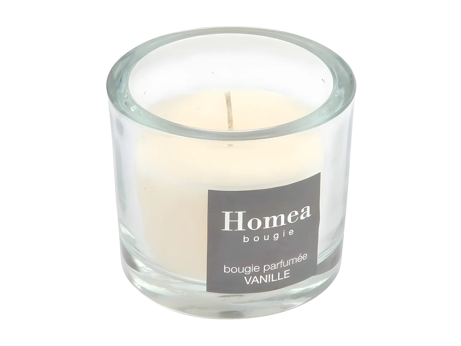 Bougie Verrine Parfumée "Essentiel" 9cm Vanille