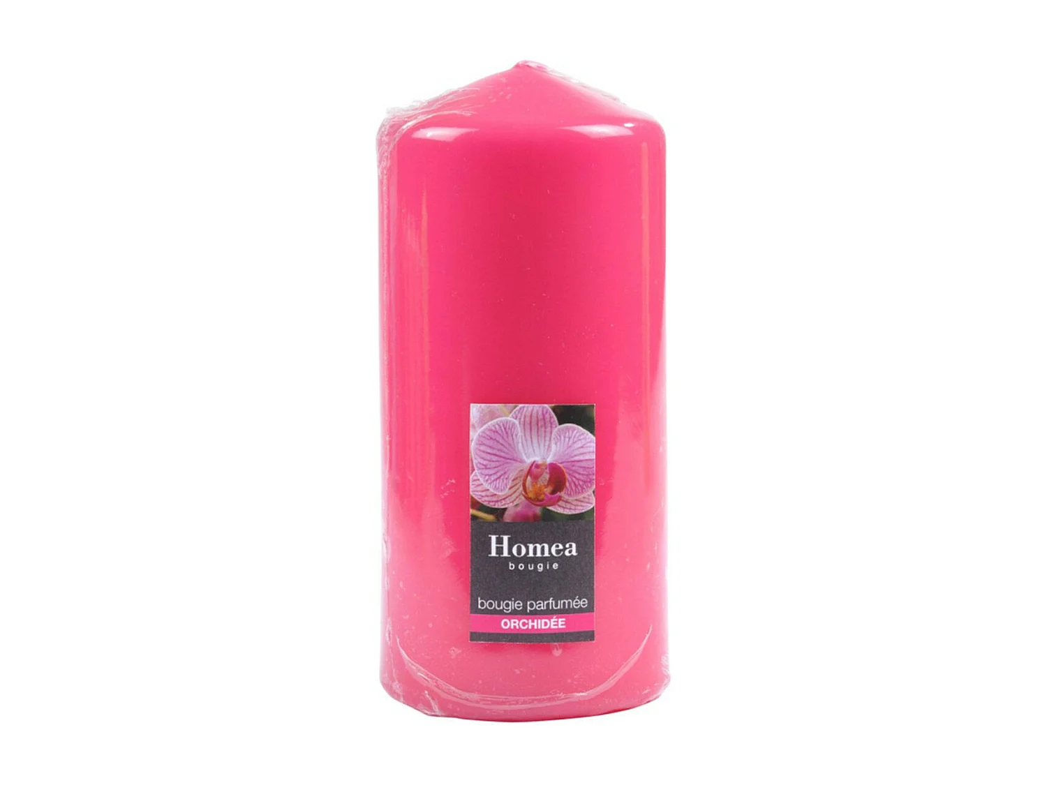 Bougie Pilier Design "Essentiel" 15cm Orchidée