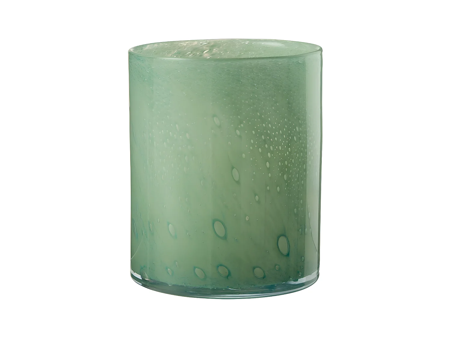Photophore Design en Verre "Jade" 18cm Vert