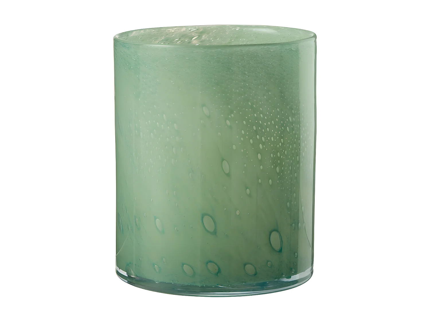 Photophore Design en Verre "Jade" 18cm Vert