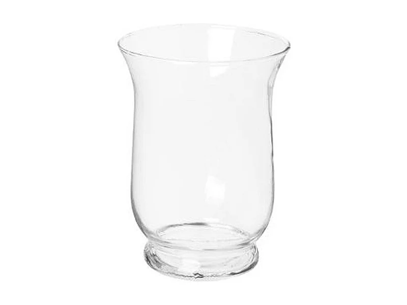 Photophore en Verre "Evasé" 15cm Transparent