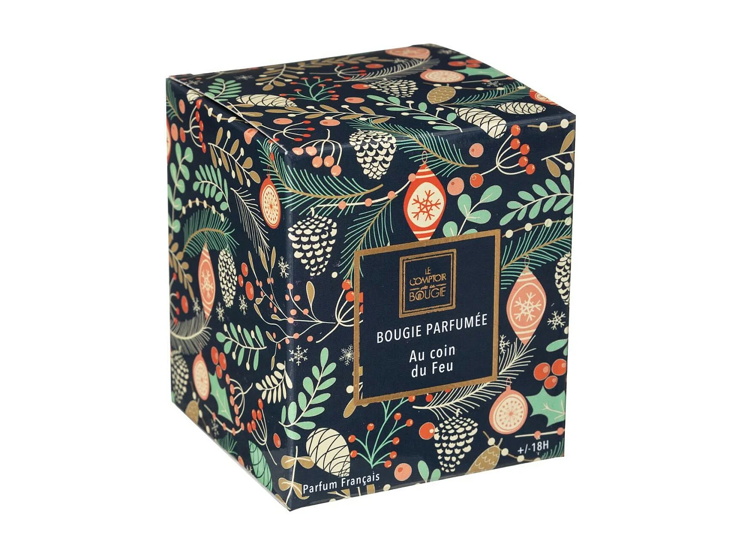 Bougie Parfumée en Verre "Neda" 8cm Au Coin du Feu