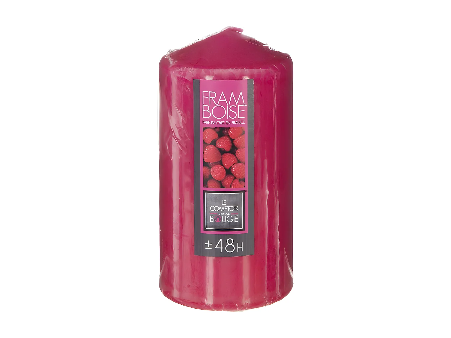 Bougie Parfumée Ronde "Tami" 395g Framboise