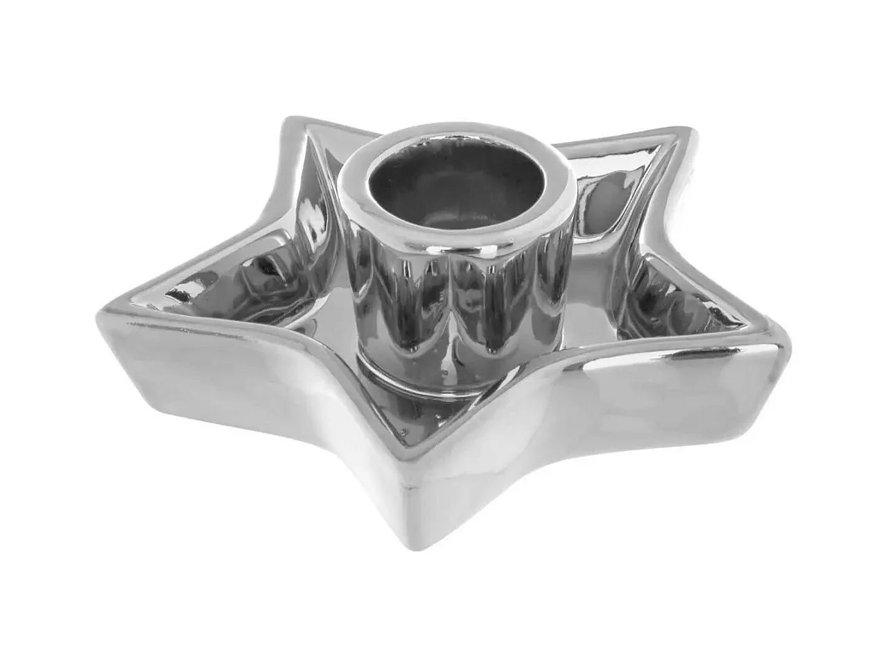 Photophore Étoile "La Maison des Couleurs" 10cm Argent