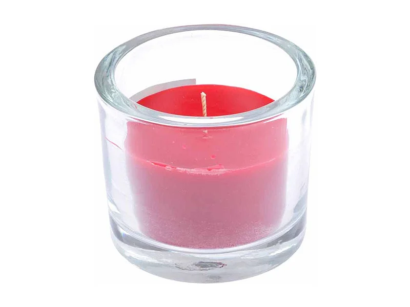 Bougie Verrine Parfumée "Essentiel" 9cm Fruits Rouges