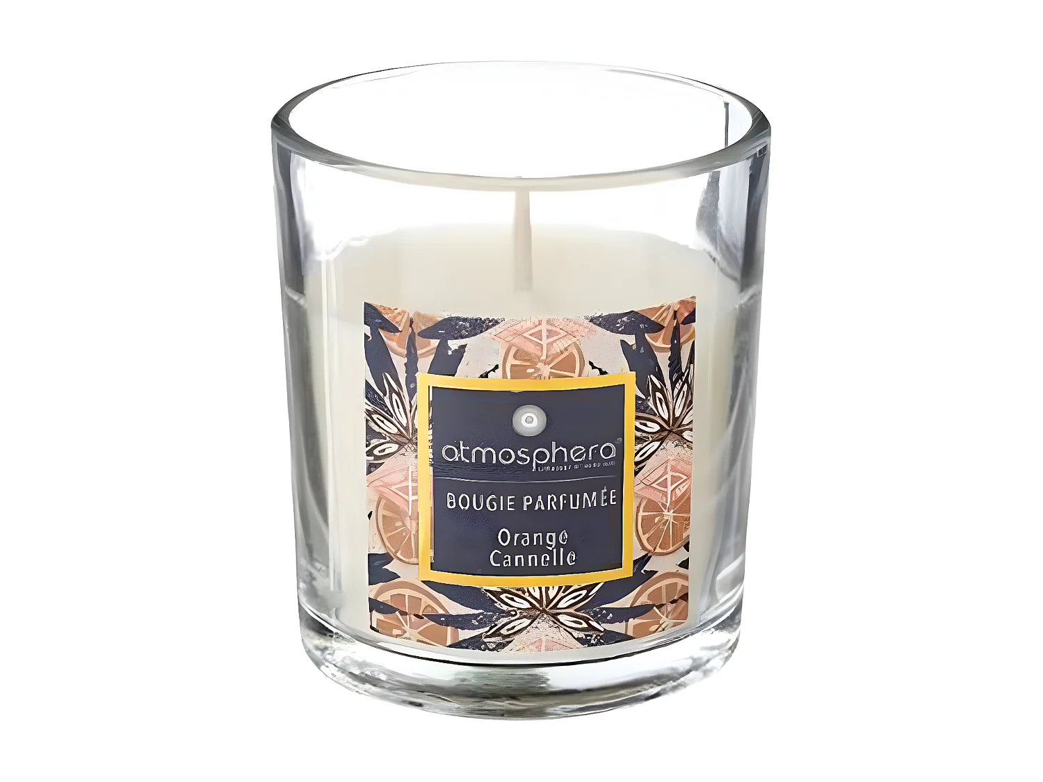 Bougie Parfumée en Verre "Neda" 110g Orange Cannelle