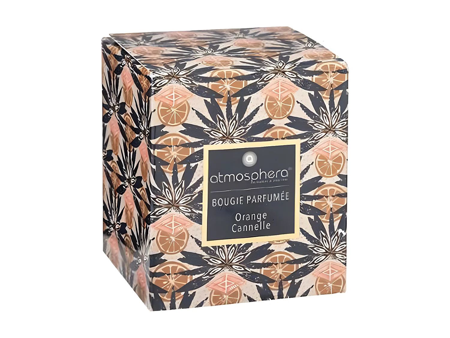 Bougie Parfumée en Verre "Neda" 110g Orange Cannelle