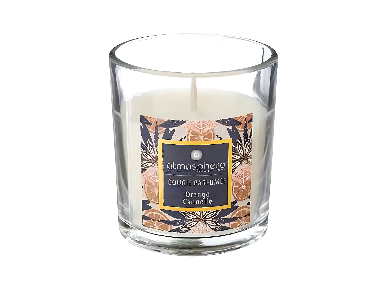 Bougie Parfumée en Verre "Neda" 110g Orange Cannelle
