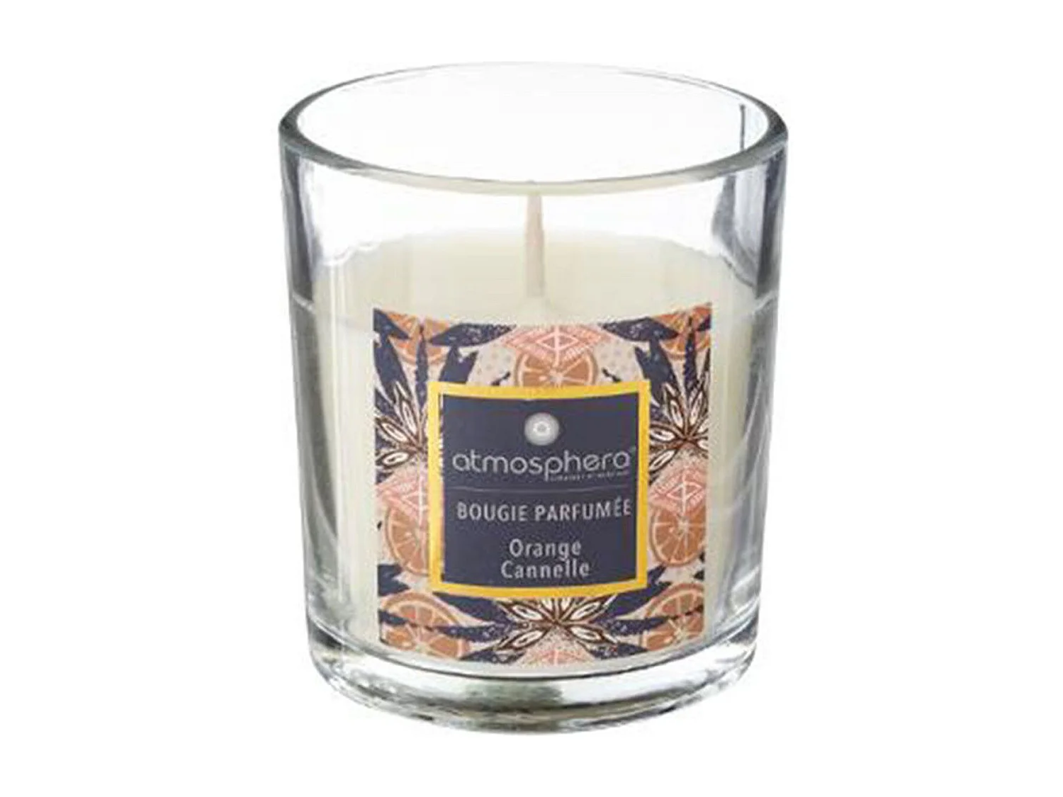 Bougie Parfumée en Verre "Neda" 110g Orange Cannelle