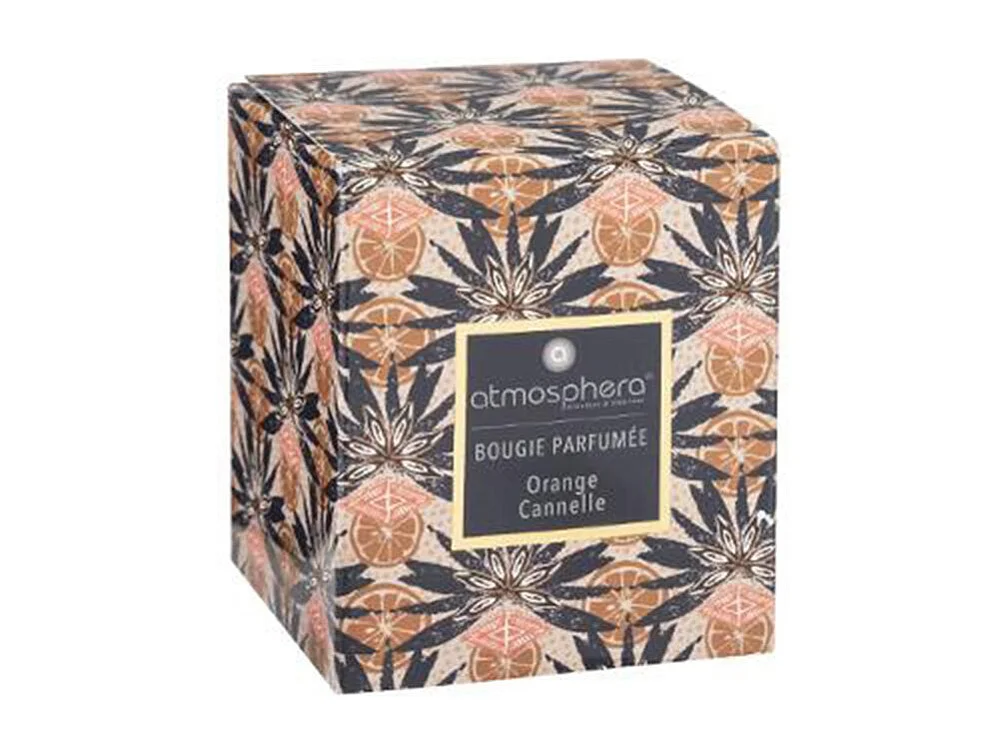 Bougie Parfumée en Verre "Neda" 110g Orange Cannelle