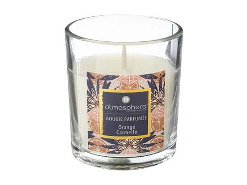 Bougie Parfumée en Verre "Neda" 110g Orange Cannelle