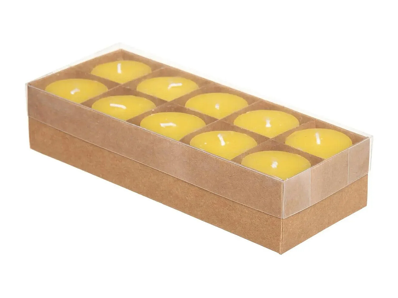 Lot de 10 Bougies "Générique" 4cm Citronnelle
