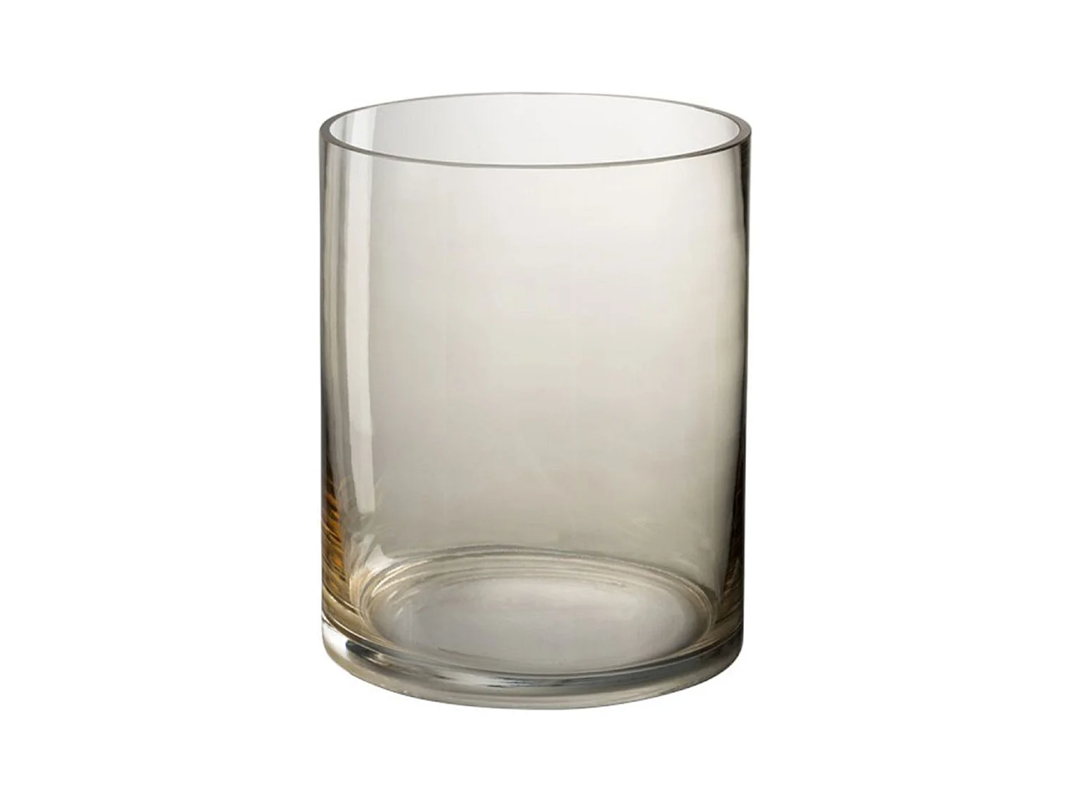 Photophore Rond Design Verre "Wils" 25cm Beige