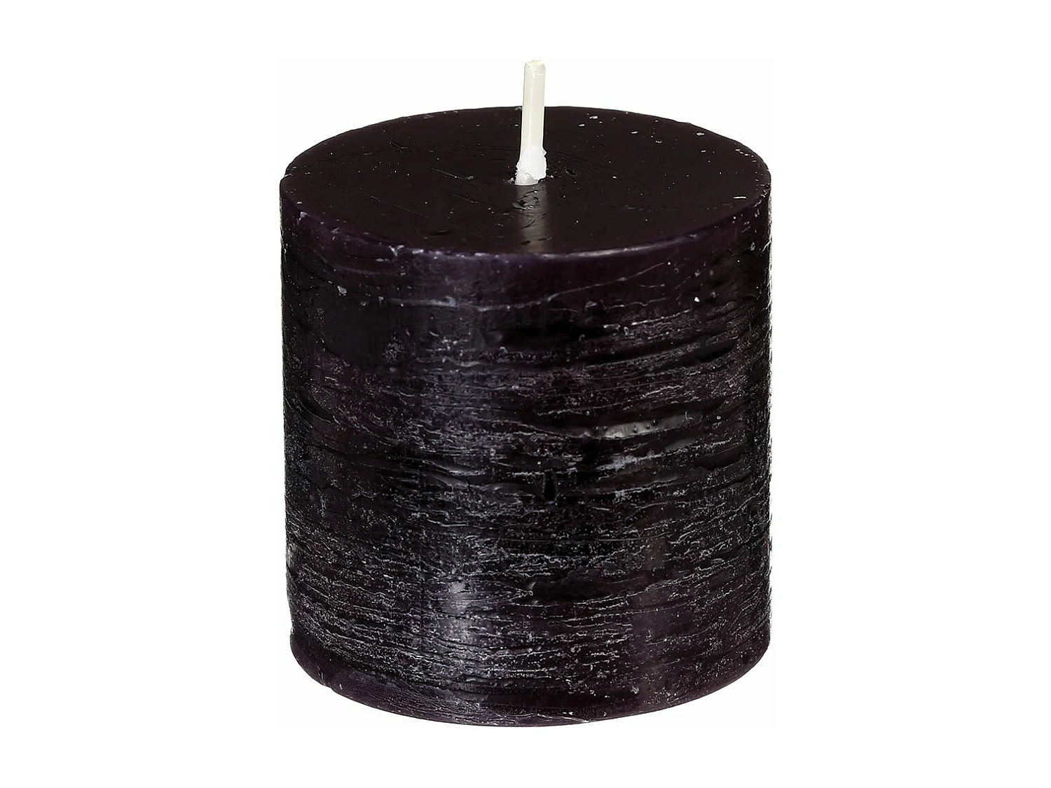 Lot de 4 Bougies Votives "Rustic" 4,5cm Noir
