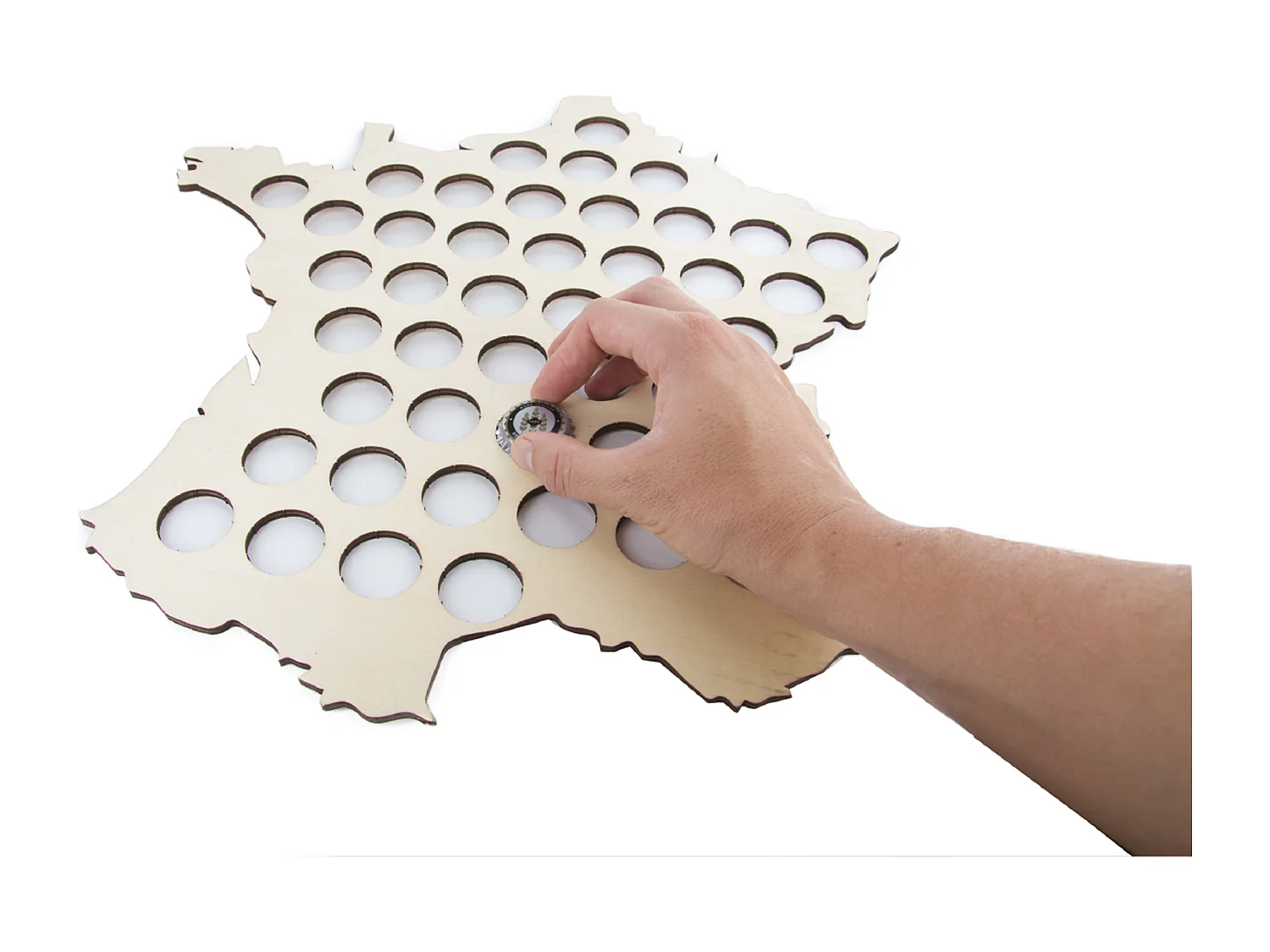 Carte De France Capsules De Biere2