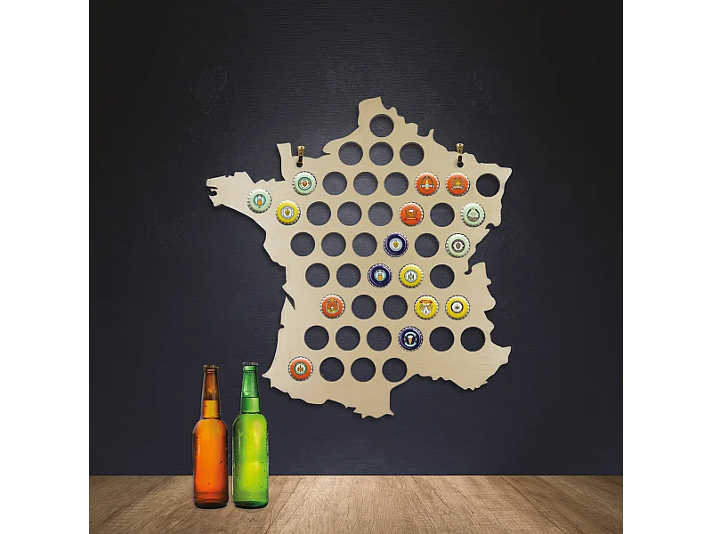 Carte De France Capsules De Biere2