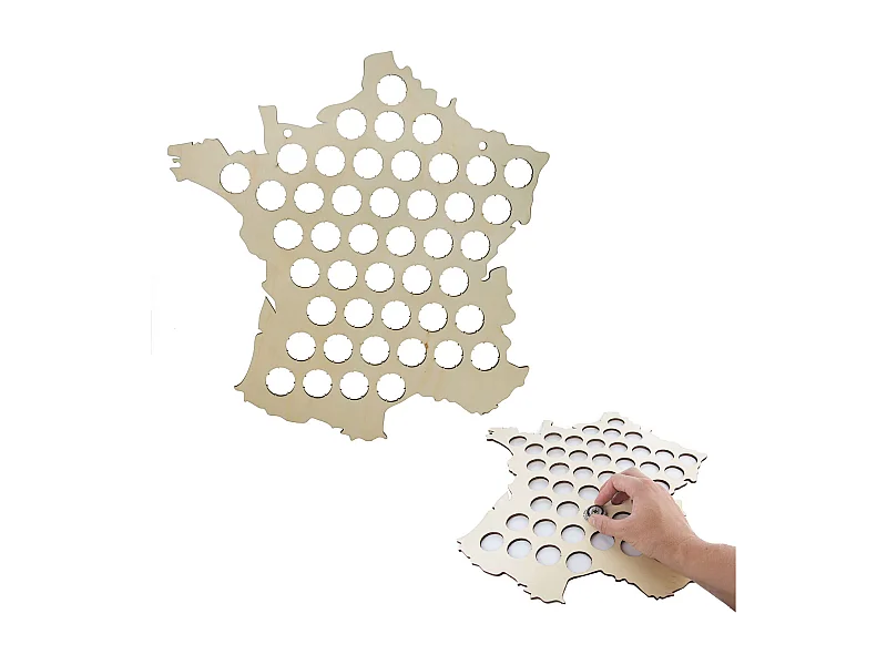 Carte De France Capsules De Biere2
