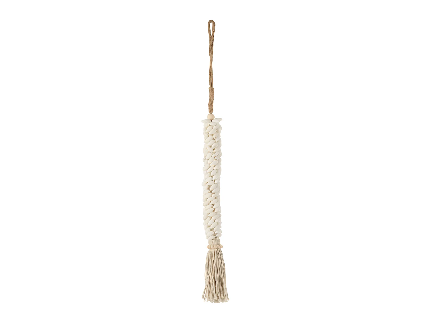Suspension en Corde "Coquillages" 60cm Naturel