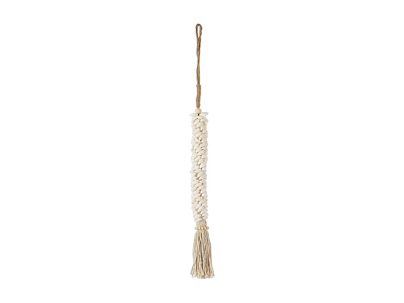 Suspension en Corde "Coquillages" 60cm Naturel