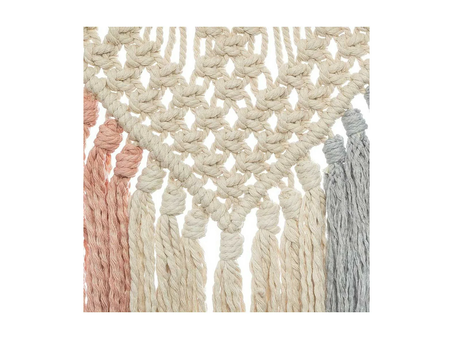 Tissage Mural 1 Barre "Weave" 51cm Multicolore