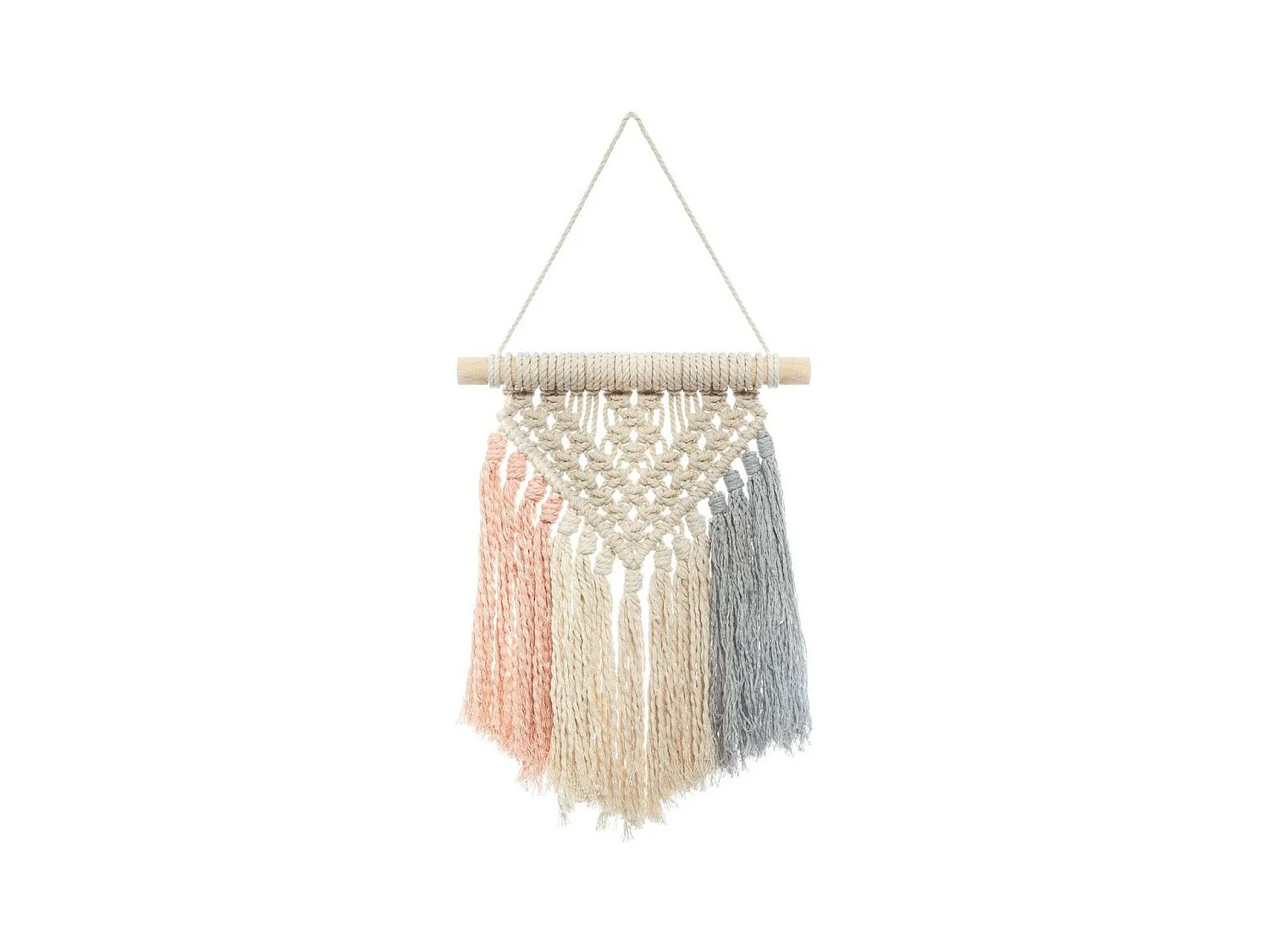 Tissage Mural 1 Barre "Weave" 51cm Multicolore