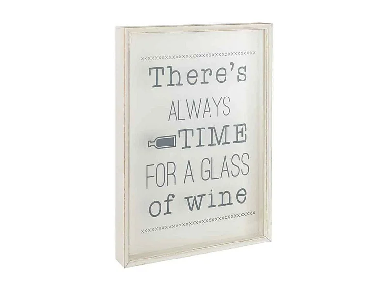 Cadre Déco en Bois "Bouchons Anglais" 65cm Beige