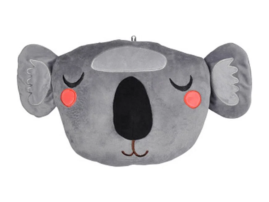 Trophée Mural Enfant "Jungle Koala" 29cm Gris