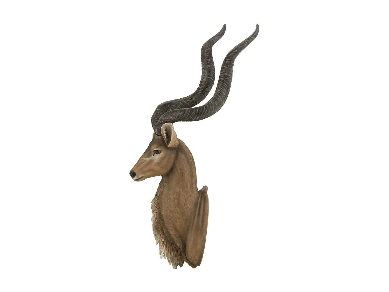 Trophée Mural "Tête d'Antilope" 85cm Marron