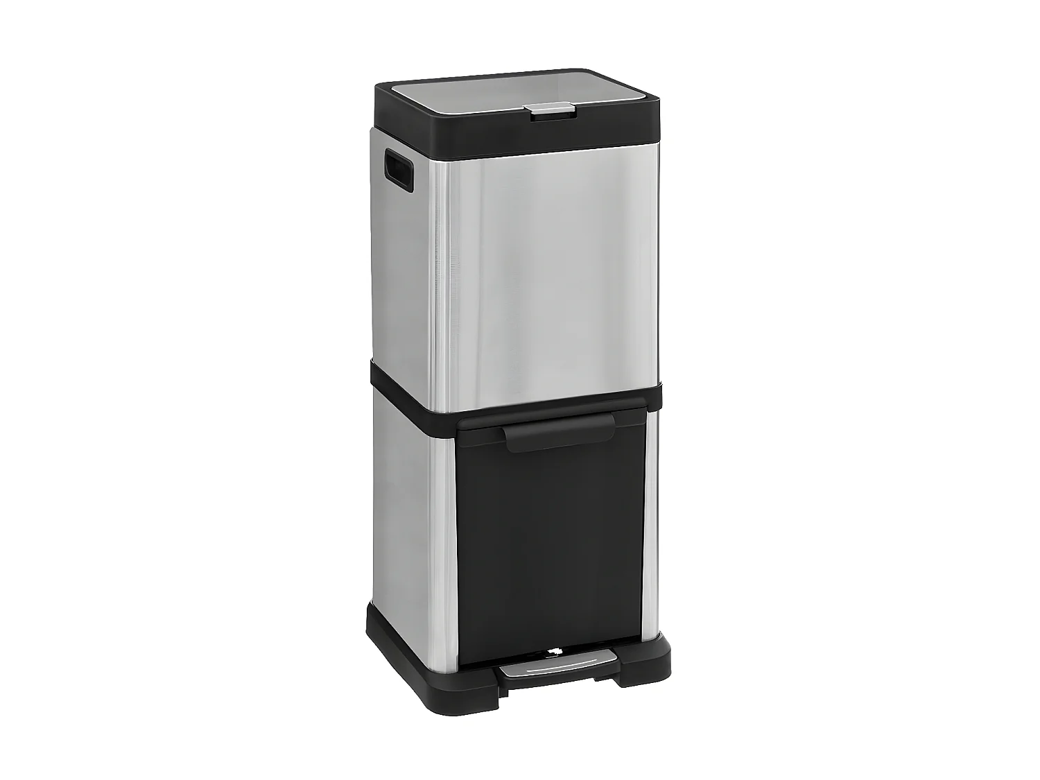 Poubelle de Tri Colonne "Tour" 20L Argent