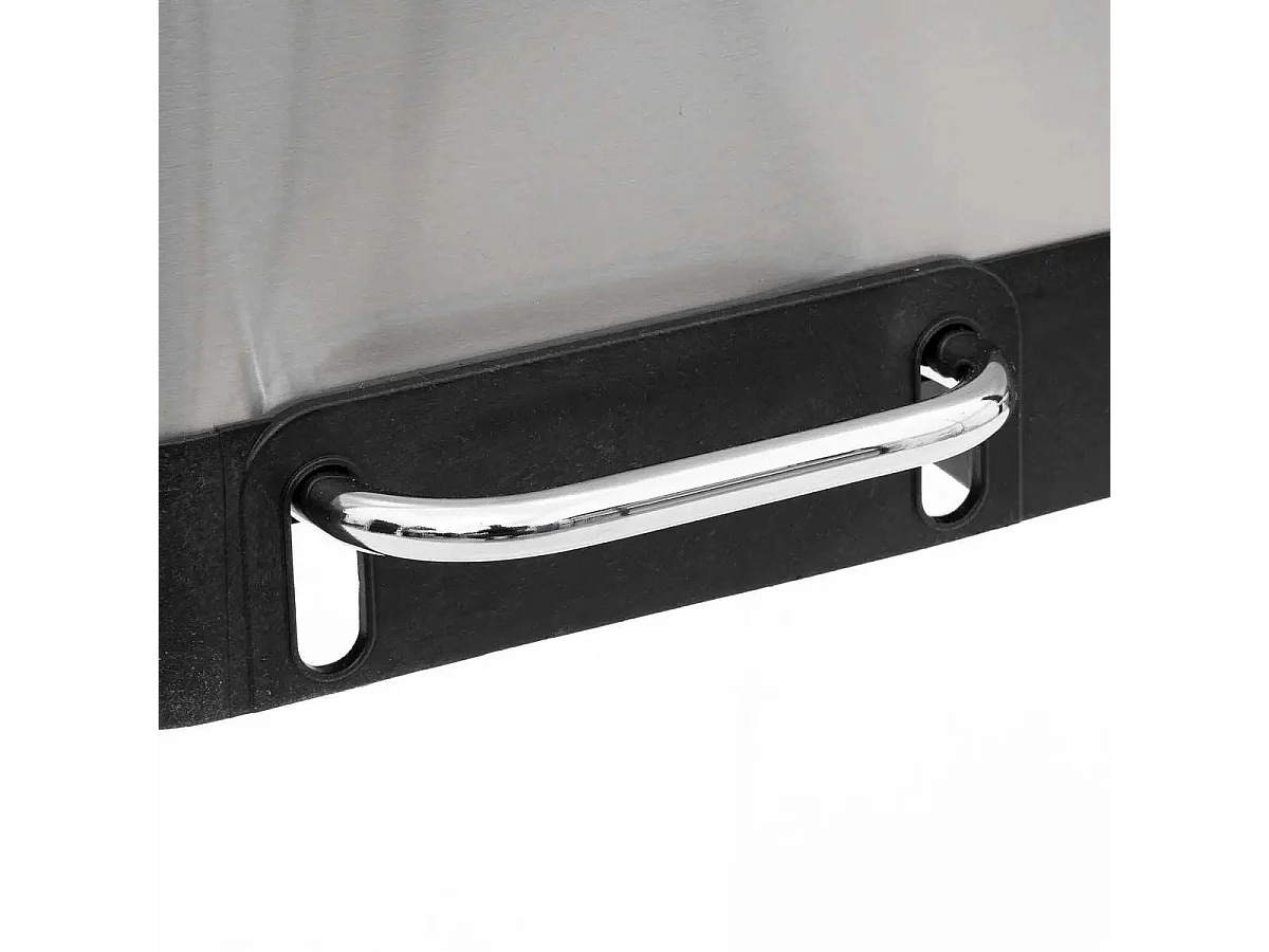 Poubelle de Tri 2 Bacs en Inox "Ariane" 30L Argent