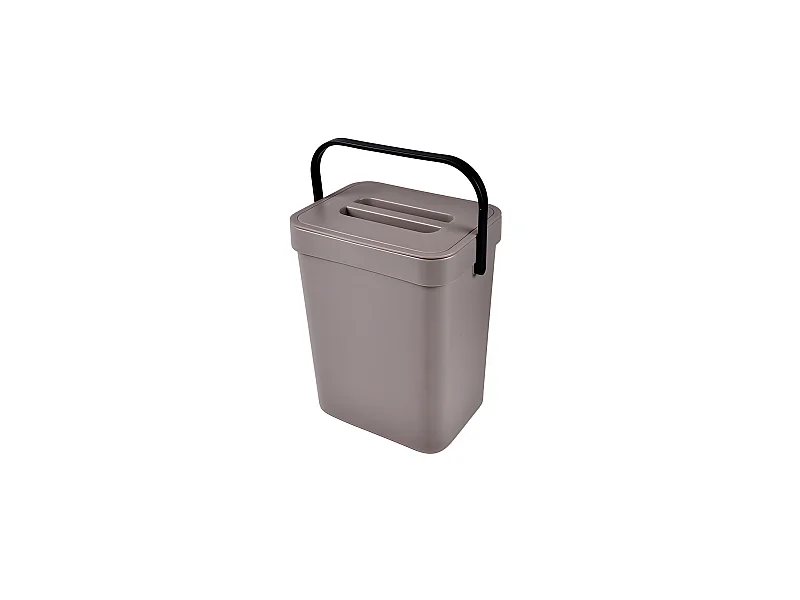 Poubelle de Compost Accrochable "Merle" 5L Taupe
