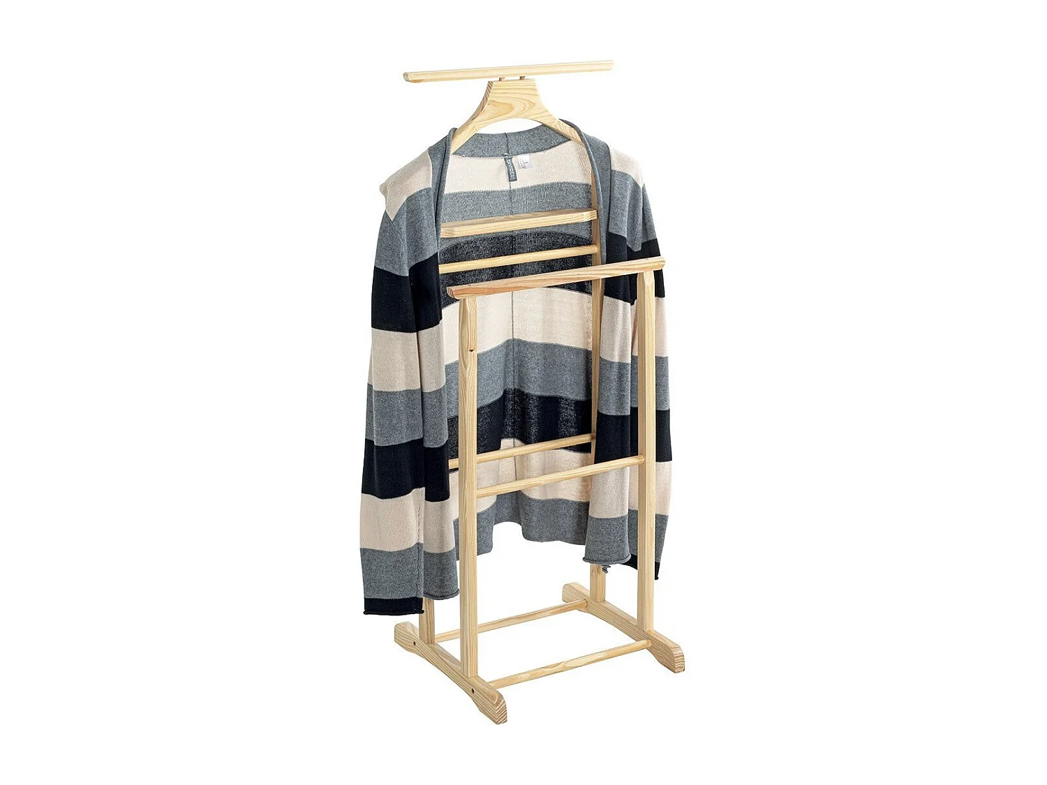 Valet en bois massif - H102 cm