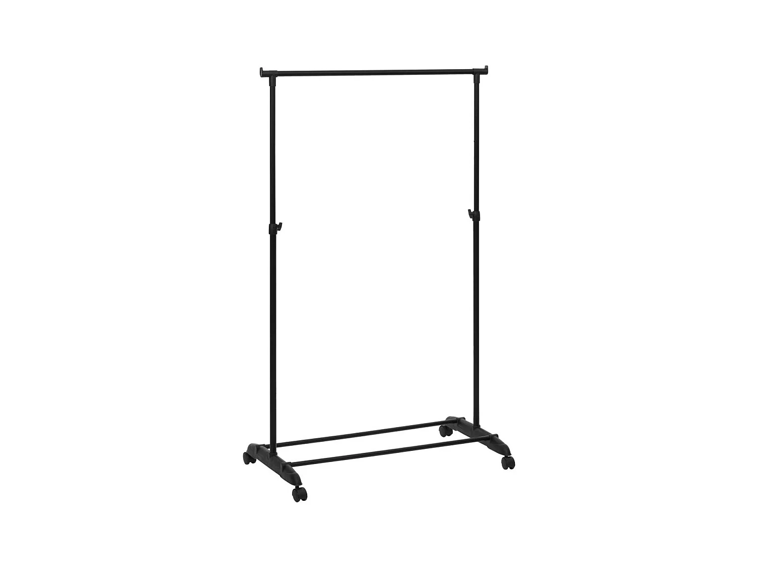 Portant à Vêtements "Simple" 160cm Noir