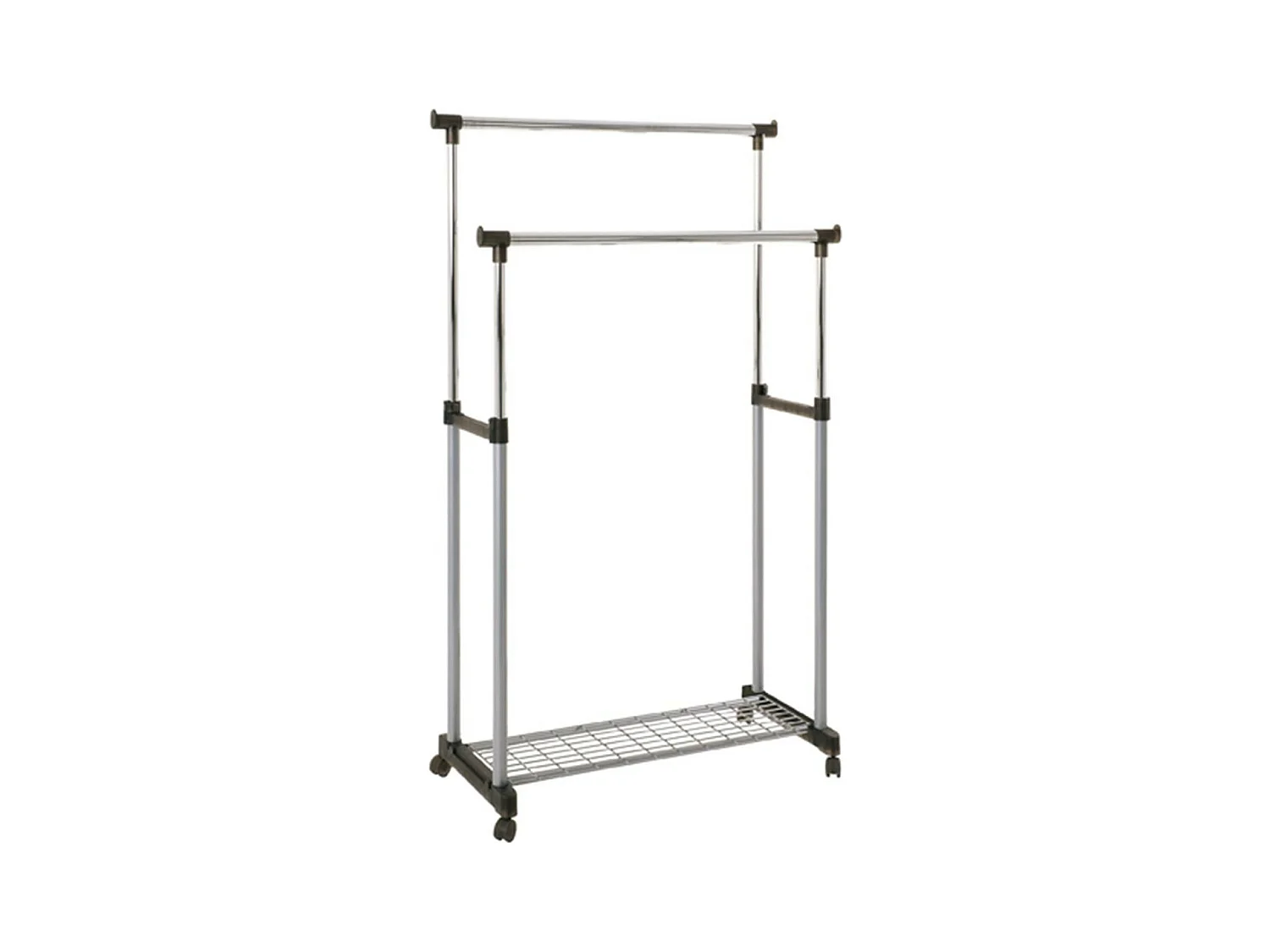 Portant à Vêtements "2 Barres" 170cm Chromé