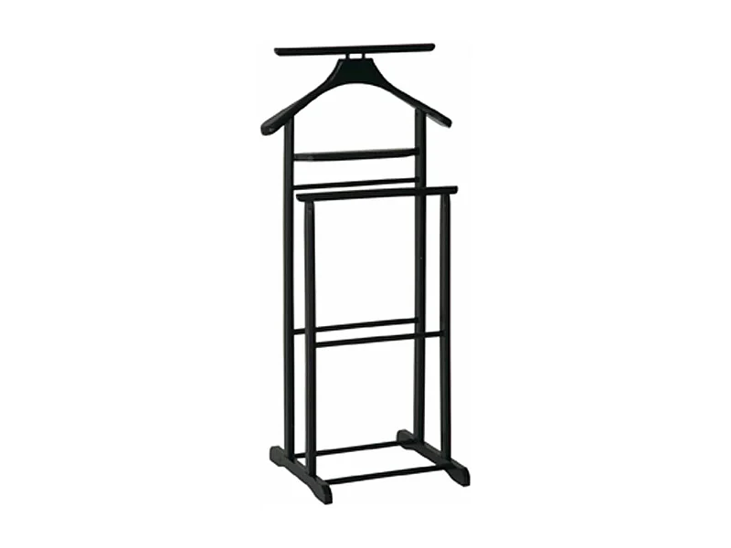 Valet de Chambre en Bois "Veoh" 102cm Noir