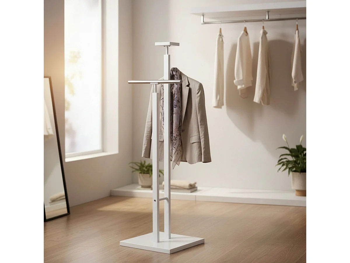 Valet de Chambre Design "Hava" 109cm Blanc