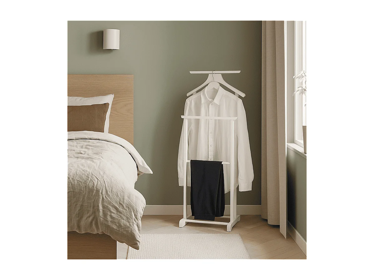 Valet en bois massif - H102 cm